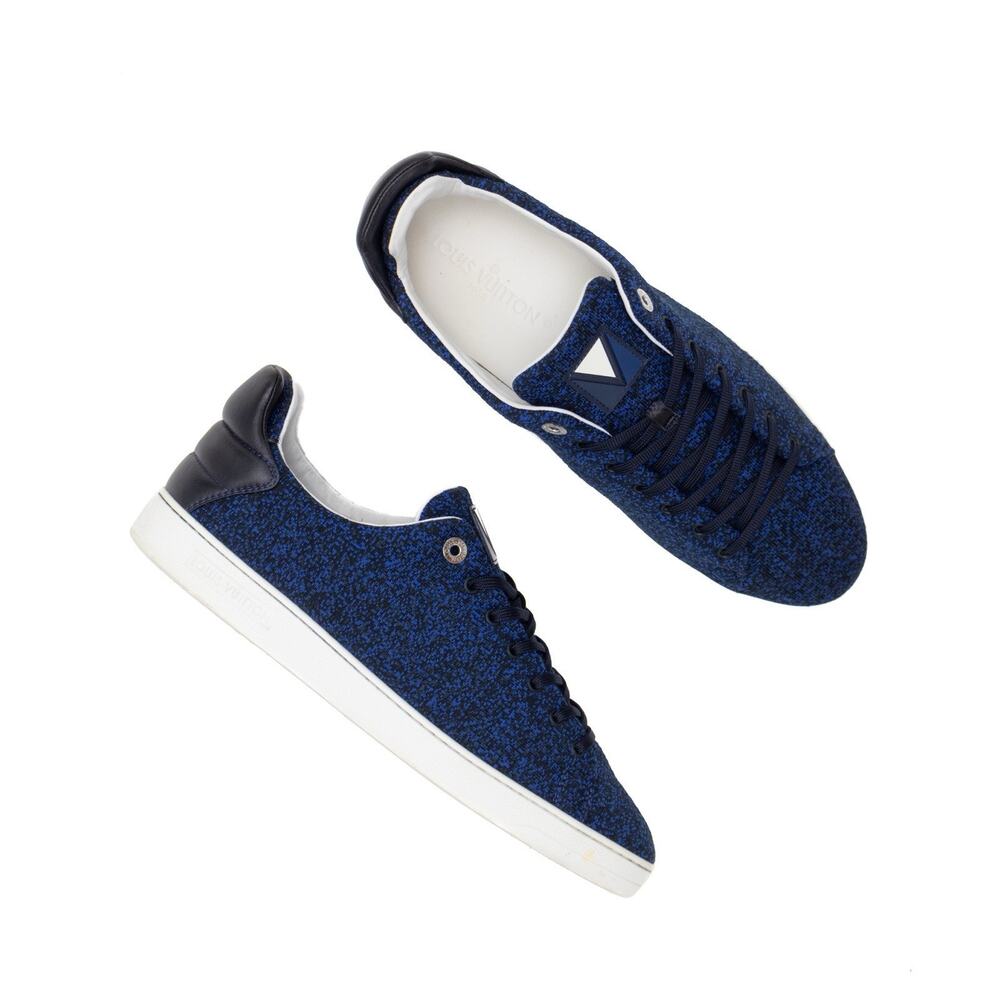 1k$ Louis Vuitton MS0155 Frontrow Low Top Sneakers Trainers Navy Size: US 10